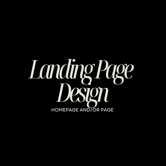 Landing Page Design